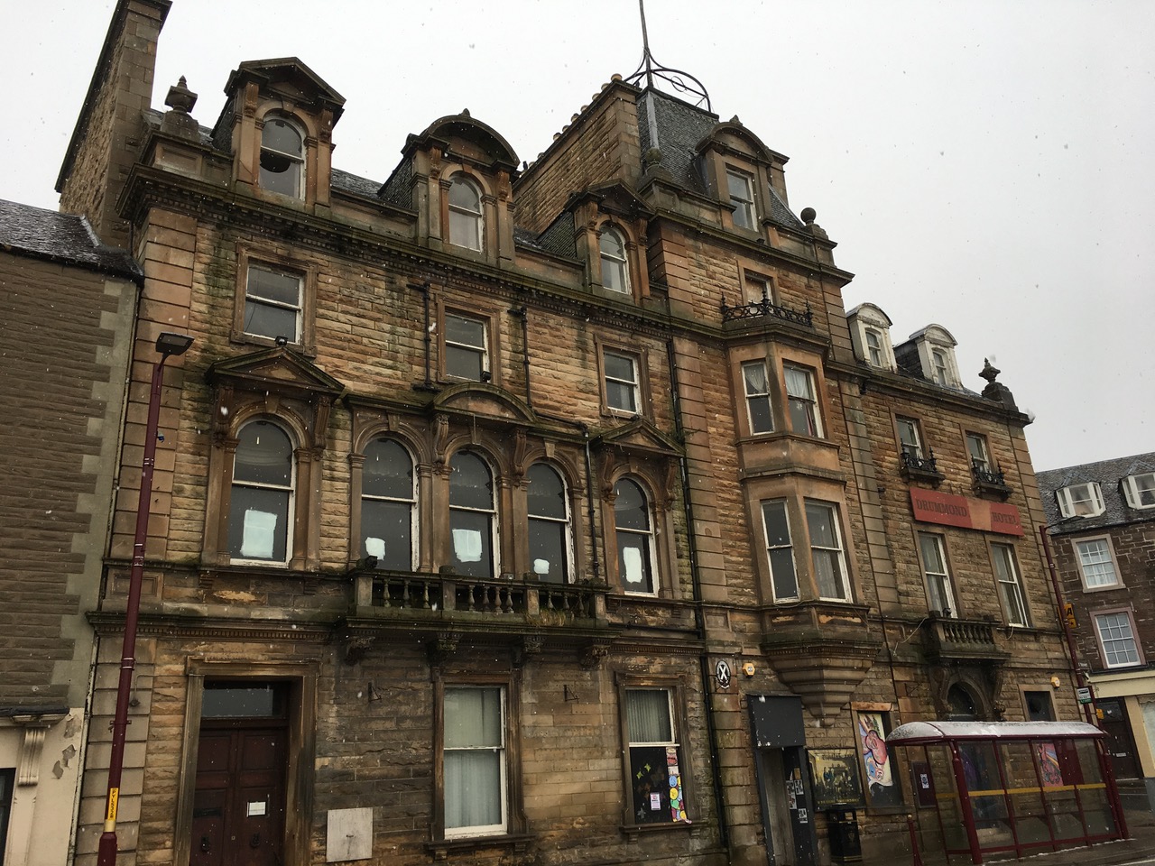 Update on the Drummond Arms Hotel, Crieff